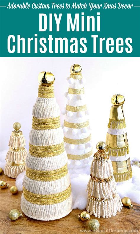 Diy Mini Christmas Trees Hello Little