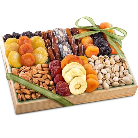 Golden State Fruit Pacific Coast Deluxe Dried Fruit Tray With Nuts T