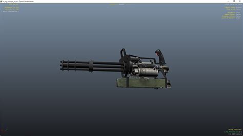 M134 Minigun Black Gta5