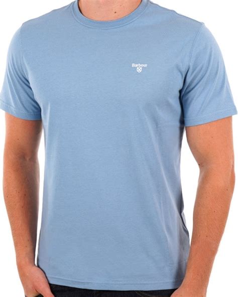Barbour Sports T Shirt Blue 80s Casual Classics