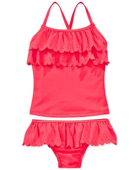 Carters Little Girls Or Toddler Girls 2 Piece Tankini Swimsuit