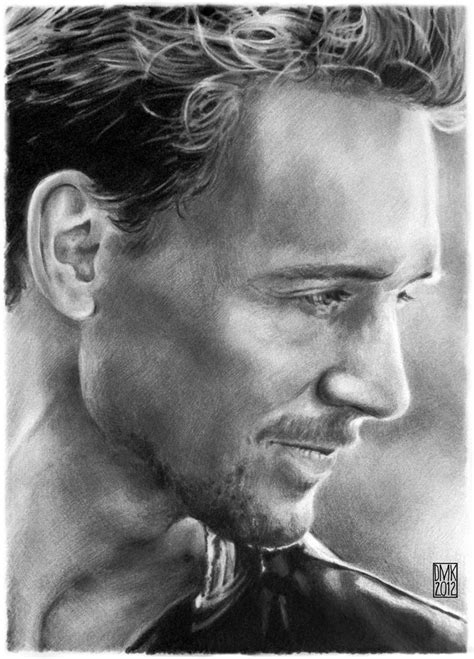 Tom Hiddleston Portrait By Dmkozicka On Deviantart