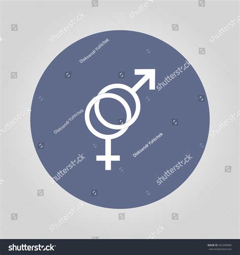 Male Female Sex Symbol Vector Illustration Stock Vector Royalty Free