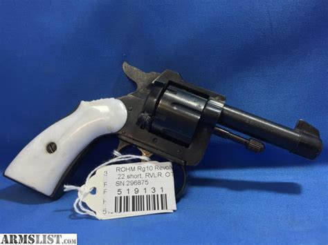 Armslist For Sale Rohm Rg10 22 Short 5 Round Snub Nose Revolver