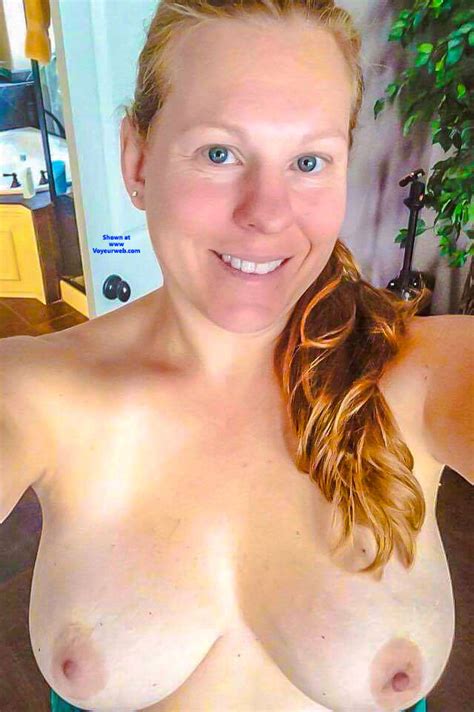Ginger Milf Selfies Celebrating Her Huge Tits March 2022 Voyeur Web