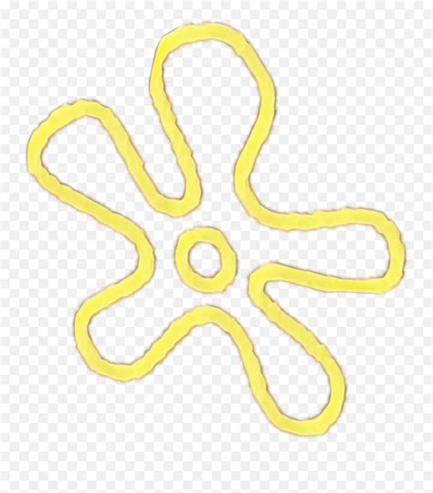 Flower Spongebob Yellow Sticker By Tobias P Pngspongebob Transparent