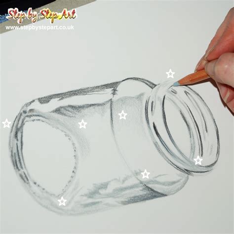 16 Drawing Glass Jars Oraneooliana