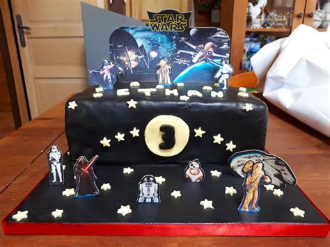Star Wars gâteau d anniversaire cake design Star Wars Homemade Cake Design Home Made Kuchen