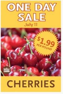 In 2009, the sales total $8 billion and had 289 stores in the u.s. Whole Foods Friday Deal: Cherries $1.99/lb. | How to Have ...