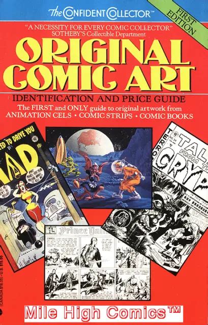 Original Comic Art Identification And Price Guide Tpb 1992 Series 1