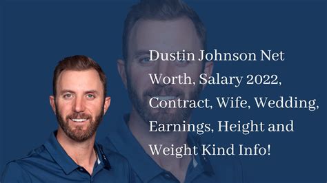 Dustin Johnson Net Worth Salary 2022 Contract Wife Wedding