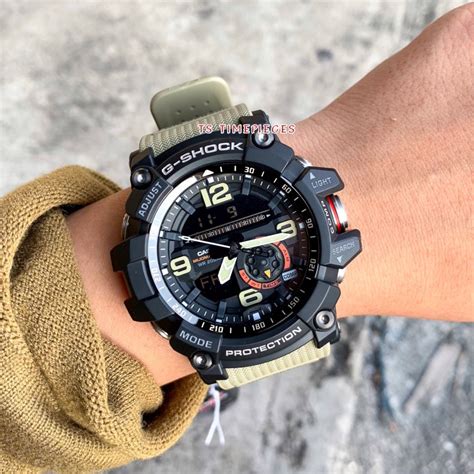 The mud resist construction ensures nothing gets into the watch under tough conditions. G Shock Watch Mudmaster GG-1000 Series GG-1000-1A5, Men's ...