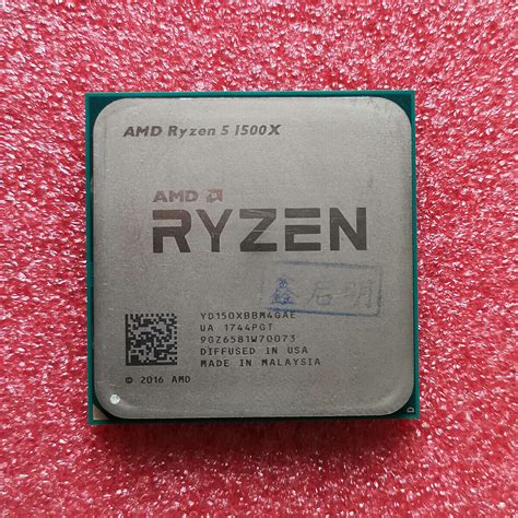 Amd Ryzen 5 1500x R5 1500x Cpu 4 Core 35 Ghz Yd150xbbm4gae Socket Am4