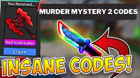 10 Codes All New Murder Mystery 2 Codes August 2021 Roblox Mm2