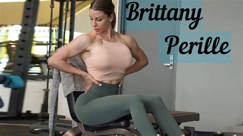 Фитнес модель Brittany Perille Yobe Мотивация Спорт Youtube