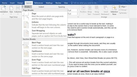 How To Remove Section Breaks In Word Pc Guide