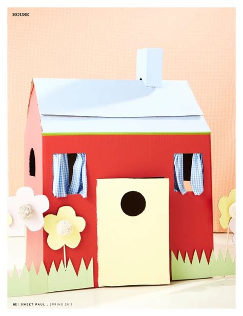 Diy Cardboard Clubhouse Cardboard Box Houses Cardboard House