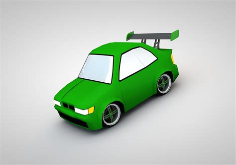 3d Pixel Cartoony Cars Cgtrader