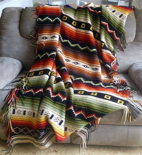Native American Throw Blanket Beautiful Native Indian Style Blanket