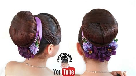 Peinado Elegante Chongo Con Dona Para GraduaciÓn Peinados FÁciles Youtube
