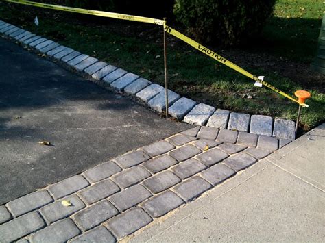 Belgian Block And Pavers Dressing Up An Asphalt Driveway All About