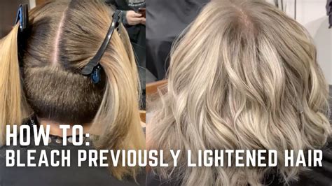 Highlighting Previously Bleached Hair Highlight And Lowlight Tutorial For Thick Hair YouTube