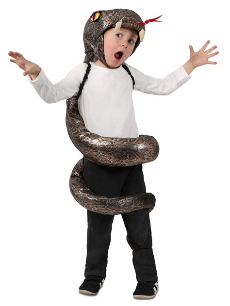 Girls Child Slither Snake Costume
