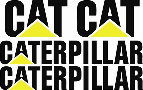 Caterpillar Cat Decals Set Of 4 Truck Vehicle Decals Ebay