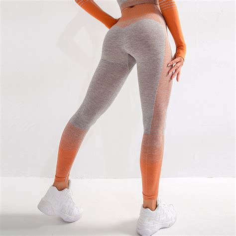 Leggings Femme Gym Fitness Taille Haute S Chage Rapide Sport Woogalf