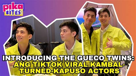Get To Know The Gueco Twins Gab And Vito Ang Tiktok Viral Kambal Turned Kapuso Actors Youtube