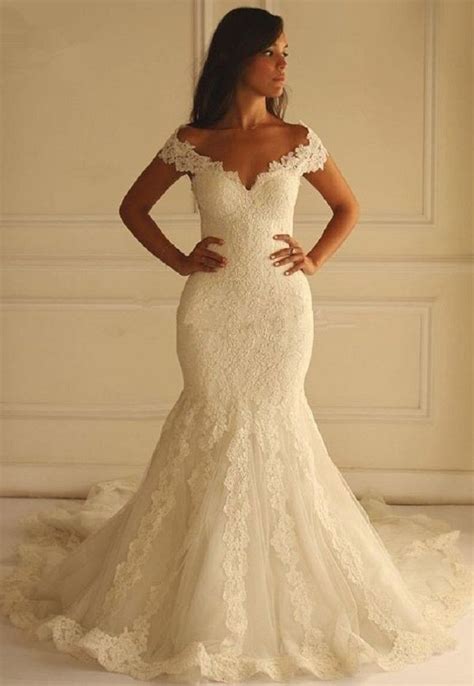Mermaid Lace Wedding Dress At Bling Brides Bouquet Online Bridal Shop