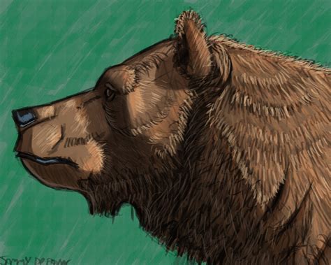 Artstation Grizzly Bear