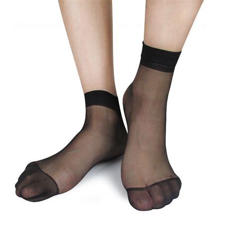 Hosiery Socks Pairs Women Ankle Socks Elastic Ultra Thin Silk