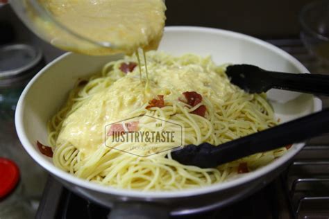 Resep Spaghetti Alla Carbonara Just Try And Taste