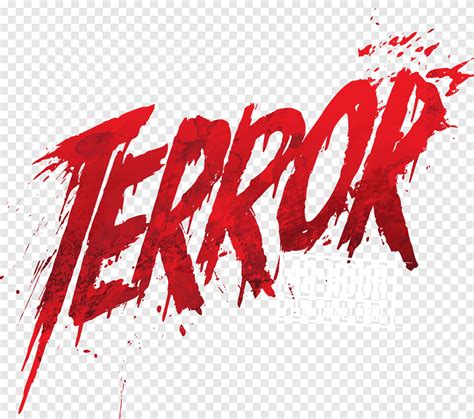 Terror Logo Horror Graphic Design Youtube Logo Horror Love Text Png