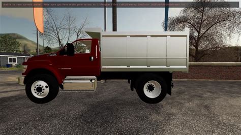 Fs19 Ford F750 Dump Truck V10 Farming Simulator 19 Modsclub