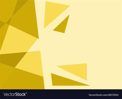 Background Design With Abstract Pattern In Yellow Vector Image