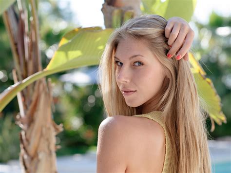 Wallpaper Face Women Model Blonde Long Hair Pornstar Fashion Spring Person Skin