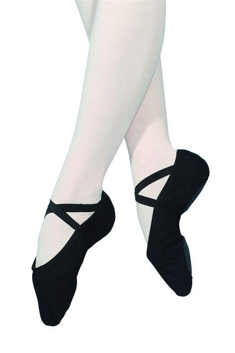 Ballet Slippers Strech Rv Black Evelily Tantsutarbed Danceshop