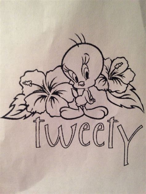 Tweety Tattoo Idea Easy Love Drawings Art Drawings Sketches Simple