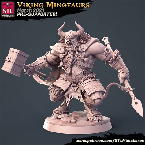 March 2021 Stl Miniatures Ministl For 3d Printing