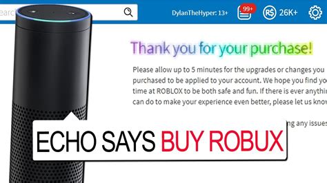 Roblox is one of the most famous games in the world today. AMAZON ECHO CHOOSES HOW MUCH ROBUX I BUY.. (Roblox) - YouTube
