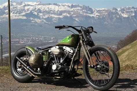 Hell Kustom Harley Davidson Shovelhead By Bobber Fl Motorcycles