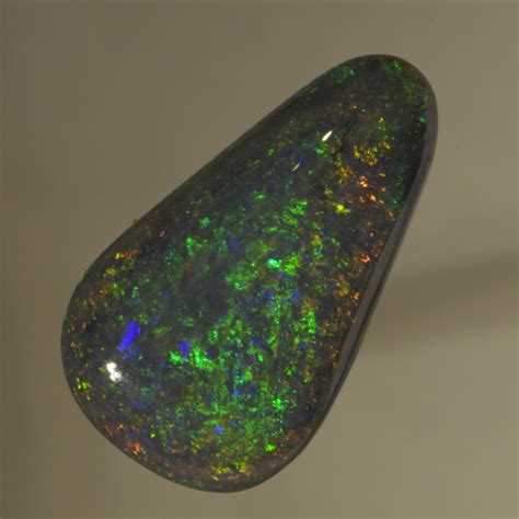 Stunning Solid Black Opal From Lightning Ridge Australia B292