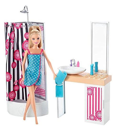 Barbie or monster high.furniture bedroom set:bed,sofa,lamp,woodbox:pusheen. Barbie Doll and Bathroom Furniture Set - Buy Barbie Doll ...
