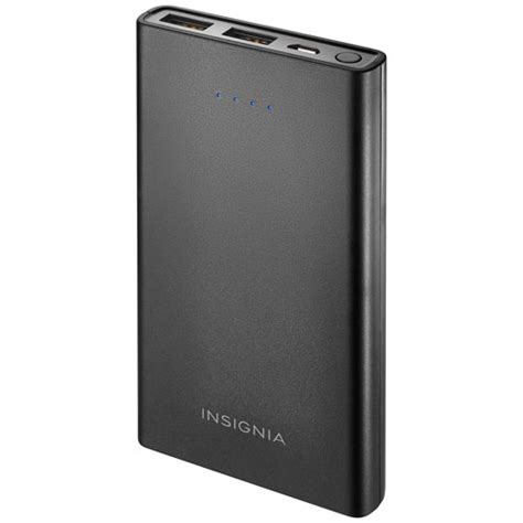 The aibocn is a 10,000 mah power bank which is a lot more portable than competitors with similar capacities. Insignia 8000mAh Portable Power Bank (NS-MB8002-C) - Black ...