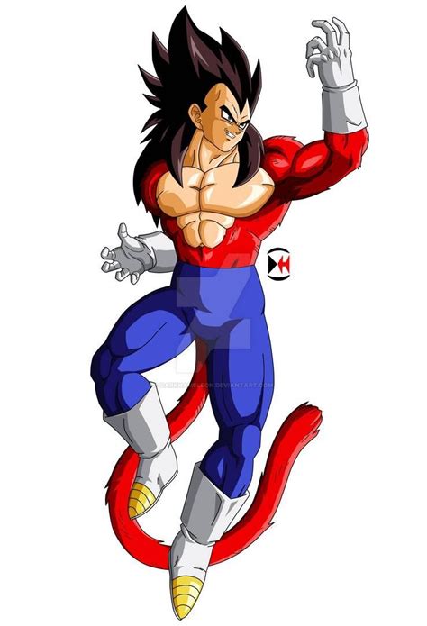 Vegeta Super Saiyan 4 By Darkhameleon On Deviantart Vegeta Super