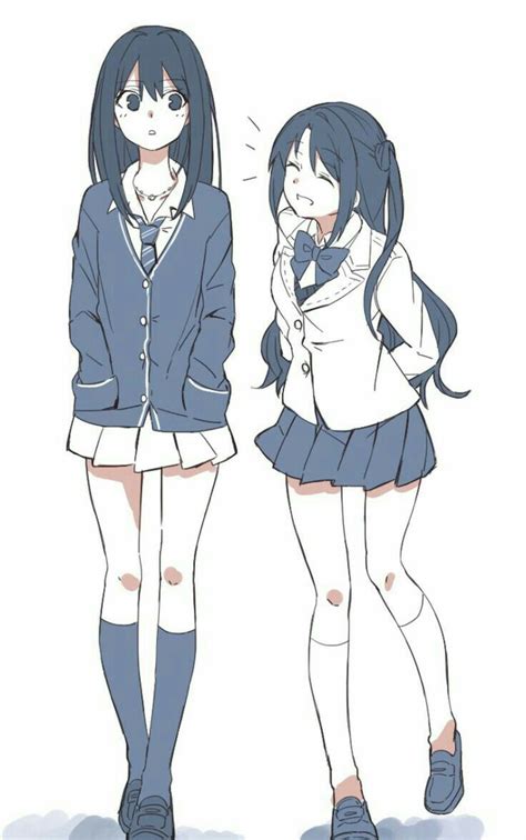 Cute Anime Friends Pose