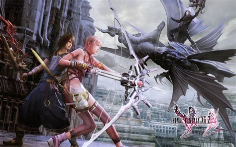 Final Fantasy XIII 2 Wallpapers Lightning Serah Noel Mog