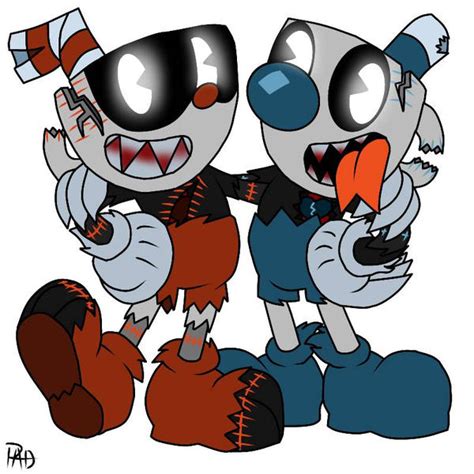 Sinful Cuphead And Mugman By Paolahedgehog On Deviantart